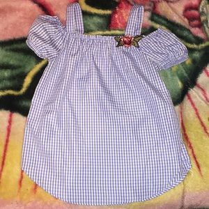 Kids off the shoulder shirt